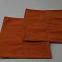 Jeneoo Brave Orange Decorative Couch Throw Pillow Covers Soft Chenille Comfy Square Cushion Cases for Livingroom Bed Sofa Decor (Set of 2, 14 x 14 Inches)