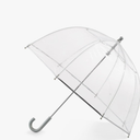 totes Kids Clear Bubble Umbrella with Dome Canopy, Lightweight Design, Wind and Rain Protection Umbrella, Clear, Kids - 38" Canopy