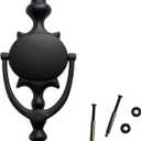 QCAA Solid Brass Door Knocker, 7-3/4", US10B ORB Oil Rubbed Bronze, 1 Pack, Made in Taiwan