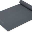 Gaiam Yoga Mat - Premium 5mm Solid Thick Non Slip Exercise & Fitness Mat for All Types of Yoga, Pilates & Floor Workouts (68" x 24" x 5mm)