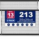 2-Pack 213 Air Filter Replacement Compatible with AprilAire Whole House Air Purifiers,Models 1210, 1620, 2210, 2216, 3210, 4200, MERV 13 20x25x4 Pleated HVAC AC Furnace Filter