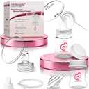 Nenesupply Pump Parts Compatible with Spectra S2 S1 9 Plus Breast Pump to Replace Spectra Pump Parts S2 Accessories Flange 17mm Duckbill Valve Tubing Bottles Backflow Protector