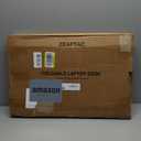 Laptop Bed Desk, Foldable Lap Desk, Portable Lap Table, Laptop Stand with Cup Holder & Tablet Slot & Lifting Handle for Working Writing Drawing & Eating - Pink