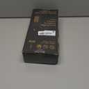 Round Hair Blow Dryer Brush - 1.2 Inch Ceramic Barrel Hair Dryer Brush for Short/Middle Hair, One Step Drying, Volumizing, Straightening and Styling, Negative Ionic Dryer Brush (Black-Golden, 1.2)