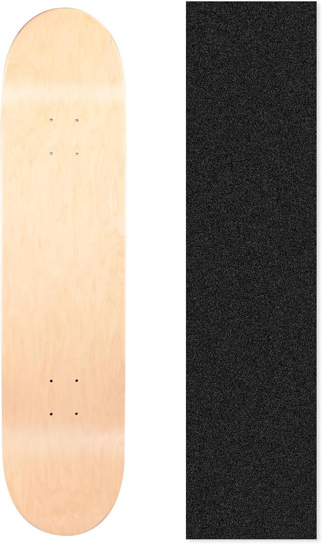 Maple Skateboard Decks Double Tail Skateboard Light Decks Free Skateboard Grip Tape, 1 PCS