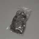 CJL HAIR 2PCS Messy Bun Hair Pieces Wavy Curly Synthetic Updo Chignon Fake Scrunchies Ponytail Extension for Women Ash Grey