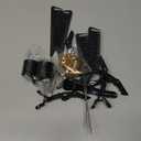 23 Pieces Hair Parting Tools Set, Magnetic Wrist Pin Holder for Braiding, Sectioning Clips, Rat Tail Combs, Hair Parting Rings