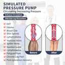 Medical Compression Thigh High Anti Embolism Stockings 15-20mmHg, for Edema, Varicose Veins, Swelling with Inspection Hole, Women & Men (Large, Black)