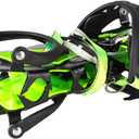 GALPADA 1Pair Manganese Ice Cleats Non Slip Ice Grippers for Shoes Durable and Comfortable Straps for Hiking and Climbing Ice Roads Suitable