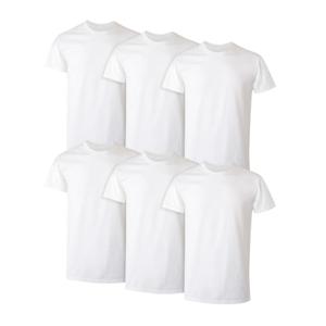 Hanes Men's Undershirt Packs, Stay-Tucked Soft Cotton Undershirts, Best Undershirts for Men, White Multipacks L 42-44"