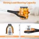 32" Grabber Reacher Tool, 2-Pack Foldable Reacher Grabber Pickup Tool with 360 Rotating Jaw & Magnet, Trash Picker Upper Grabber, Lightweight Grabbers for Seniors Heavy Duty