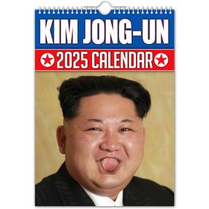 // Kim Jong-Un - 2025 Wall Calendar - A4 Size (210mm x 297mm)