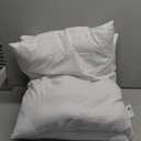 Thin Flat Slim Ultra Soft Bed Pillows Standard Size Set of 2 Pack for Sleeping, Bed Pillow for Stomach Back and Side Sleepers, Machine Washable 20x26 inches