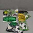 Soccer birthday Party Decorations, Soccer Birthday Party Supplies Kit, Include Sport Themed Birthday banner, Foil Fringe,Hanging Swirls, Soccer Balloons, Cake&Cupcake Toppers