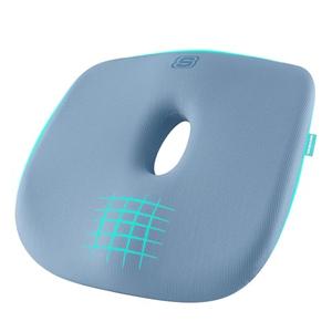 Skechers Seat Cushion Memory Foam,Donut Pillow Office Chair Cushion for Tailbone Pain Relief,Butt Pillow for Office Chair,Car seat Cushion,Long Sitting Office Workers,and Car Drivers,Blue