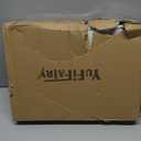 Folding Camp Table Small, 24''L x16''W with Adjustable Height Legs, Indoor Outdoor Lightweight Portable Aluminum Dining Table for Picnic Camping 2-Feet2 Heights 10"/19"