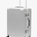 UrbanExplorer 20 Inch Carry On Luggage Aluminum Frame Airline Approved, Zipperless Luggage Carry On TSA Approved ABS+PC Hard Shell Suitcases, Lightweight Carry-On Suitcase with Cup Holder