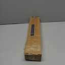 Amazon Basics Adjustable Curtain Rods for Windows, Round Finials, 1-Inch Rod, 36" to 72", Black, Pack of 1