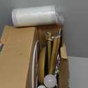 OBright Ted - Drum Shade Standing Lamp, Pull Chain Switch, E26 Socket, Modern Minimalist Design, Simple Floor Lamp for Living Room, Bedroom, Office, Antique Brass