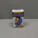 LotFancy Face Ice Pack Wrap for TMJ, Wisdom Teeth, with 4 Reusable Hot Cold Therapy Gel Packs, Pain Relief for Head, Oral and Facial Surgery, Dental Implants, Blue (Blue(one Size Fits Most))