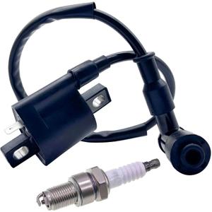 GY6 Racing Ignition Coil SSR 125 Spark Plug Wire with Spark Plug for 50CC 90CC 110CC 150CC 200CC 125CC 250CC Moped Scooter ATV Go Kart Pit Dirt Bike Engine Motorcycle