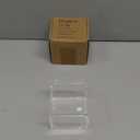 Clear Acrylic Qtip Holder With Lid Cotton Balls Swab Organizer,Square Q Tip Storage, Floss Picks, Bath Salts, Cotton Wab Holder,Home Bathroom Decor (DP011) (Square : 3.5" x 3.5" x 3.5")