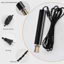 Plug-in Vintage Black Floating Pendant lamp with dimmer Switch. 19.68 feet Power Cord, Suitable for Kitchen Islands, Dining Rooms, corridors, bedrooms and Living Rooms.