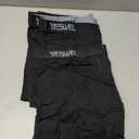 YESWEL Modal Underwear Men 5 Pack Breathable Boxer Briefs with Open Fly, Moisture Wicking Boxers Trunks Multipack 2XL Black