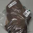 H.VERSAILTEX Linen Blackout Curtain 84 Inches Long for Bedroom/Living Room Thermal Insulated Grommet Linen Curtain Drapes Primitive Textured Burlap Effect Window Drapes 1 Panel - Heather Cocoa Brown