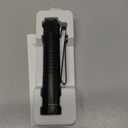 VTIGER T2A Compact EDC Flashlight,1500 High Lumens AA Rechargeable LED Flashlight, Super Bright Small Tactical Tail Switch Pocket Flash Light with Magnet for Camping,Hiking,Outdoor,Home,Emergency (Black)