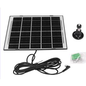 AsFrost 6V Waterproof Solar Panel 7W for Chicken Coop Door with New Cold-Proof Material Practical & Reliable Solar Panel Battery Charger with Type-C Port & 9.8 Feet Cord