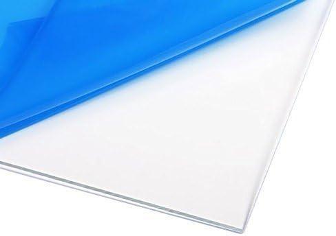 Premium 1/4 Clear Acrylic PlexiGlass Sheet (12" X 24")