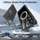 ANTSHARE IP68 Waterproof Case for Samsung Galaxy S26 Ultra [2026] - MagSafe Compatible, Built-in Screen/Lens Protector - Shockproof Full Body Protection for Swimming/Outdoor, Black/Clear