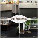 Peel and Stick Floor Tile, 36-Pack 36"x 6" Black Wood Grain Sticky Tiles, Waterproof Vinyl Flooring Cover 54 sq. ft, DIY Luxury Vinyl Plank Flooring for Bedroom, Living Room, Kitchen