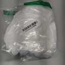 12 Pairs Women Cotton Fingerless Gloves - White Cotton Half Finger Summer Thin Glove Lines Touchscreen Gloves (Medium)