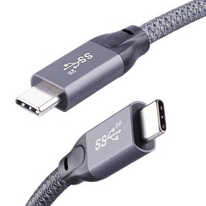 QCEs USB C to USB C Monitor Cable 8K30Hz 4K60Hz, 20Gbps USBC 3.2 Gen 2x2 Video/Display Cable 5Ft 100W PD Charge Cord Compatible with Thunderbolt 4/3 MacBook Pro/Air, iPhone 16/15, iPad (Grey)