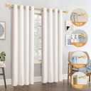 TONIAL Curtain Rod 32 to 58 Inch(2.6 to 4.8 ft), Splicing Adjustable 3/4 Single Rods for Windows 20 to 53 Inch(1.7 to 4.4 ft) Decorative Drapery Rod with Translucent Diamond Finial, Gold