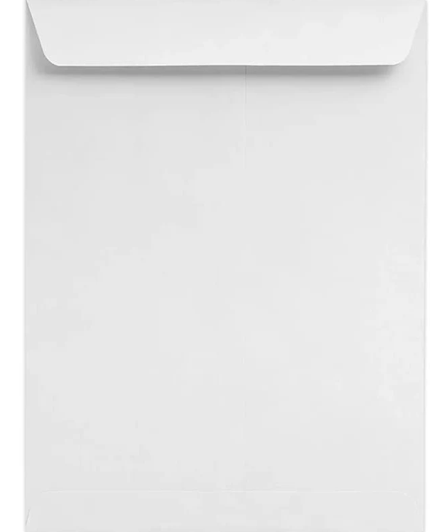 LUXPaper 9 x 12 Open End Envelopes | Bright White | 28lb. Text | 50 Qty