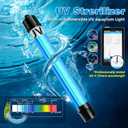 500 GPH Ice Bath Tub Filter for 100-1000 Gal Small Swimming Inflatable Pool & Cold Plunge Filter Tub, Pool Filter with U-V Sanitation Green Cleaning Machine,Powerful Pump for Saltwater Crystal Clear