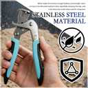 2026 Upgrade Car Clip Pliers,Multi-Function Car Clip Removal Tool for Easy Removing of Fasteners/Clips/Rivets,Spring Loaded Panel Clips Removal Pliers as Cars Tools