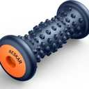 BESKAR Foot Massage Roller for Plantar Fasciitis Relief, Portable Reflexology Tool Pressure Point Massage Rollers, Deep Tissue Massages for Relieving Feet Arch Heel Pain, Myofascial Pain Syndrome (Navy Blue)