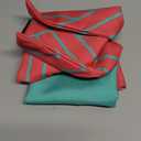 Phantoscope Pack of 2 Outdoor Indoor Throw Decorative Pillow Cover Contrast Color Design Decorative Waterproof Patio Pillows Cushion Case for Couch Tent Park,Pink and Green,18 x 18 in