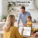 15.6 inch Digital Calendar, 2025 Smart Calendar for Home Organization, IPS FHDTouchscreen Interactive Display, Wall Planner Smart Family Schedules/Digital Picture Frames for Wall/Desk Mountable