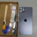 Perzework OEM Rear Back Glass Replacement for iPhone 14 Pro 6.1 inches with Reparing Toolkit and Pre-Installed Adhesive (Space Black)