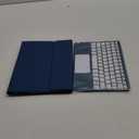 Harvopu Compatible for iPad 11th 10th Generation Case with Keyboard, Folio Cover with Pencil Holder, Multi-Touch Trackpad, 7 Color Backlit, Detachable Keyboard for iPad (A16) 11th/10th Gen (Navy Blue)