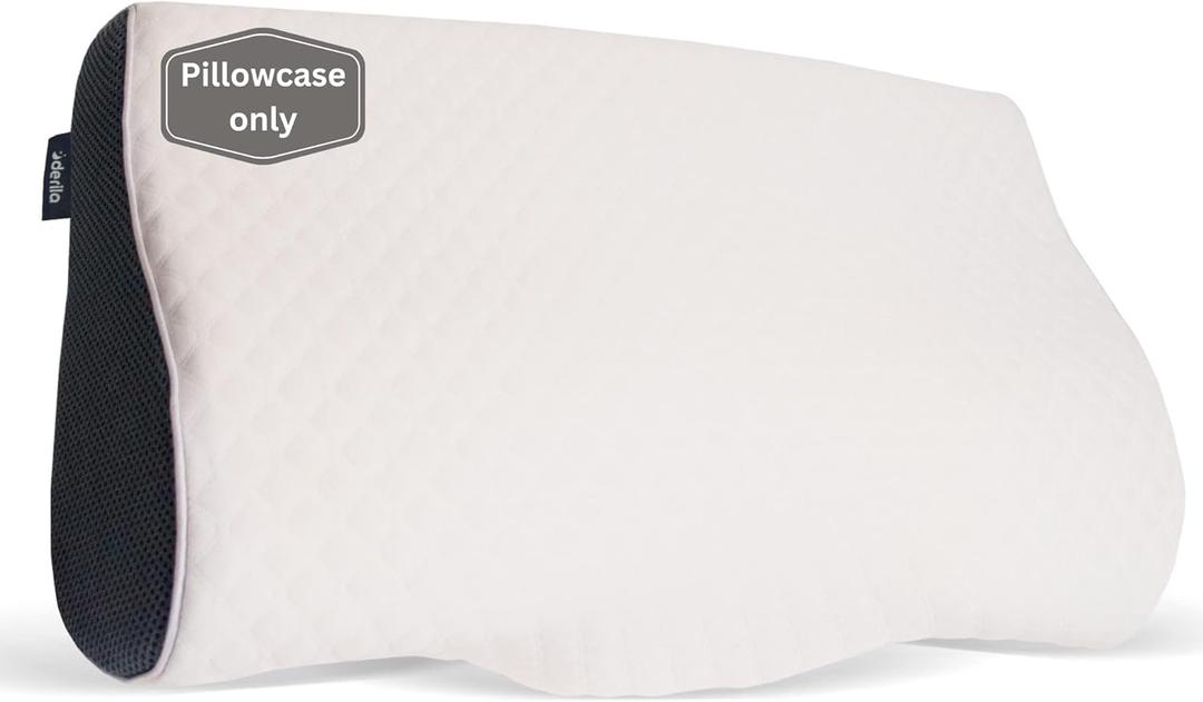 Derila Pillowcase | Designed to Keep Your Derila Memory Foam Pillow for snoring Relief Covered and Protected with This Crisp, Clean, White Pillowcase Made from Premium Materials
