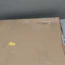 Scalloped Felt Bulletin Board 36 x 24 Inches Foldable Beige Pin Cork Board Alternative for Wall, 3' x 2' Trifold Picture Vision Self Adhesive Bulletin Decorative