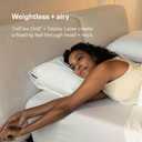 Purple Harmony Pillow Talalay Latex Foam Cooling Pillow for Combo or Side Sleepers, 360 Hex GelFlex Grid for No-Pressure Support and Luxurious Weightless Feel - Standard, Medium Feel, Tall Height