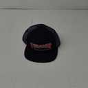 Thrasher Embroidered Outlined Mesh Hat - Navy Blue (One Size)