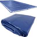 Robelle 18 x 40 ft Professional Supreme Blue Pool Cover for Inground Pools | Blue Winter Cover, 5 ft Overlap (23 x 45ft Cover Size), Solid 12 x 12 Scrim, 3.7 oz/yd2
